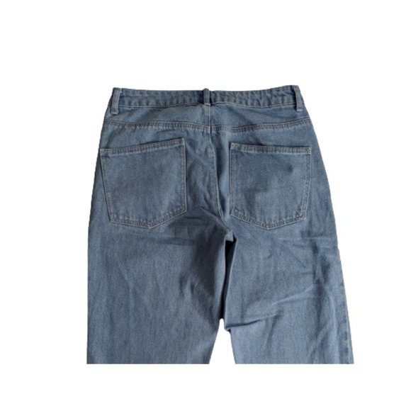 ASOS Lightwash Button Fly Raw Hem Jeans 29 - Picture 7 of 8